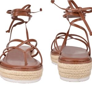 Heeled sandals. never worn